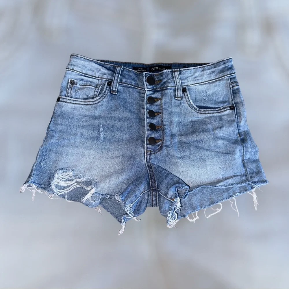 STS Blue Kate Cut Off High Rise Shorts size 26